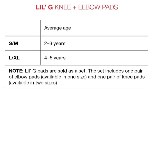 Lil'G Toddler Knee & Elbow Guard Set
