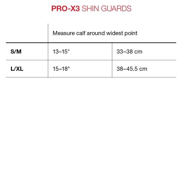 Pro-X3 Shin Guards