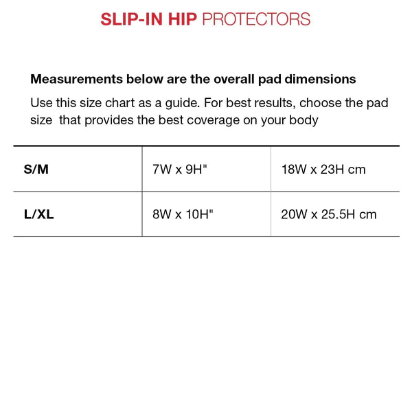 Slip-In Hip Protectors